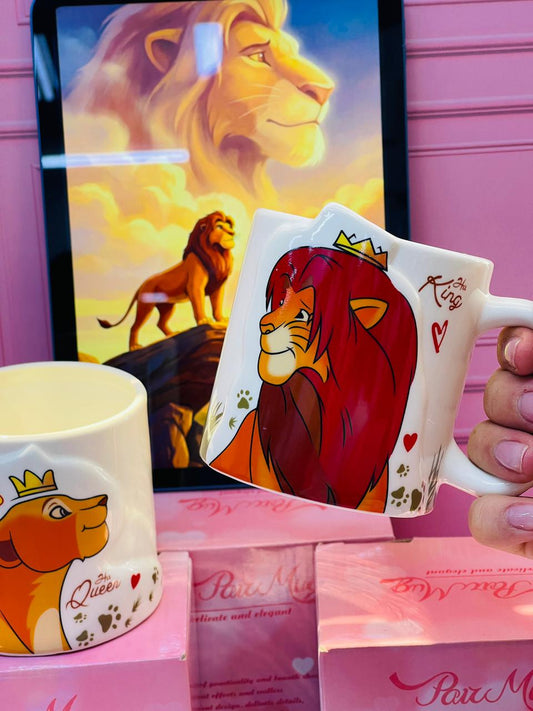 MUG REY LEON X2