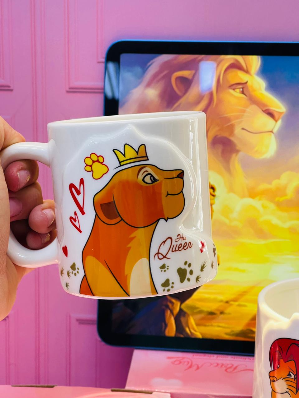 MUG REY LEON X2