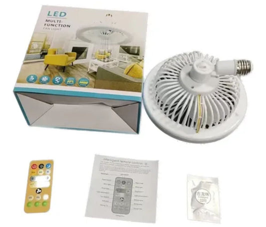 VENTILADOR CON LUZ LED
