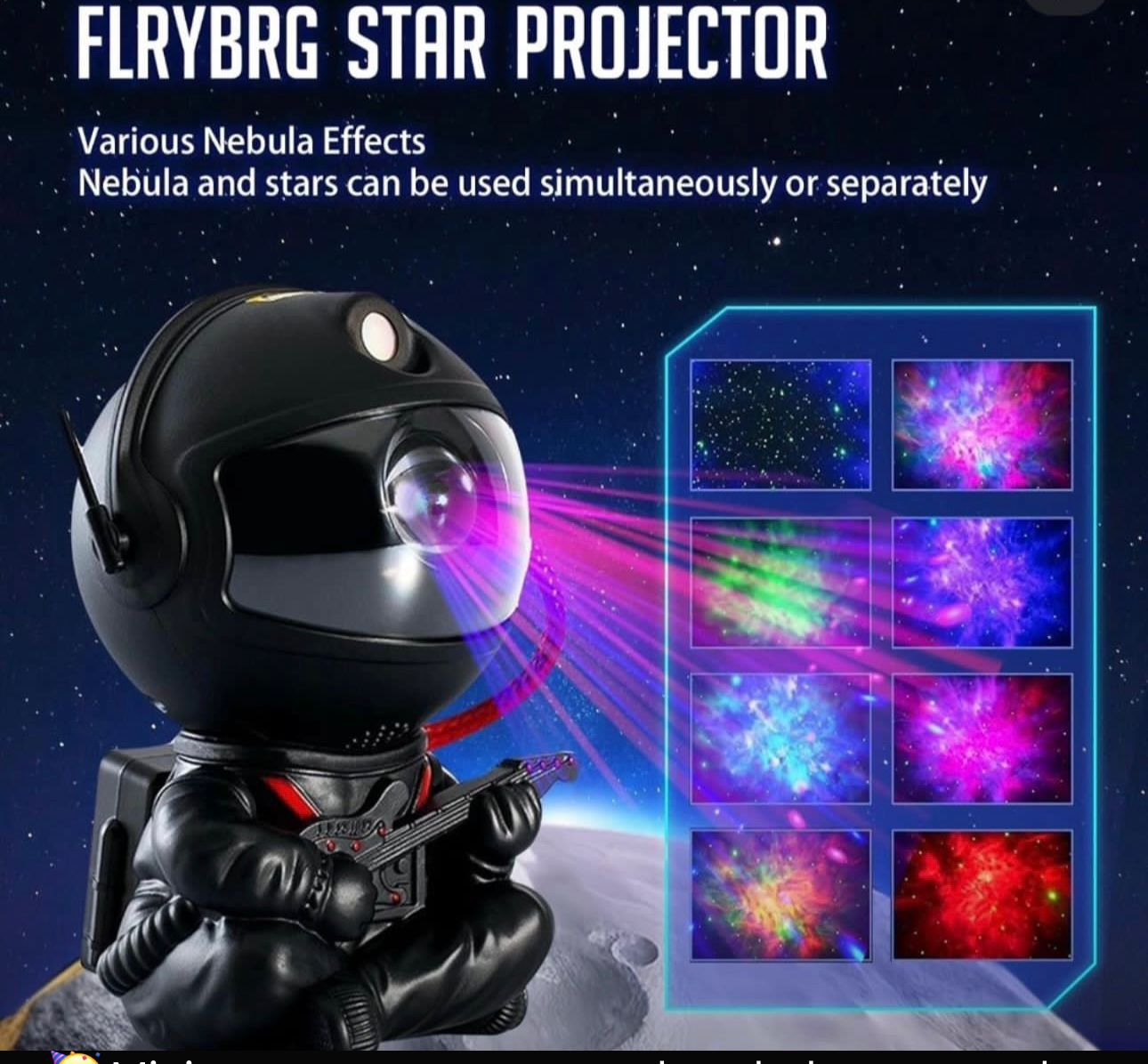 MINI PROYECTOR ASTRONAUTA