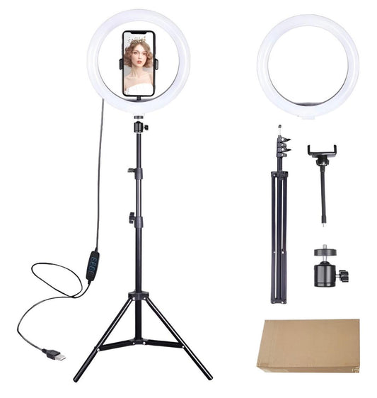Aro De Luz Led 26cm + Tripode