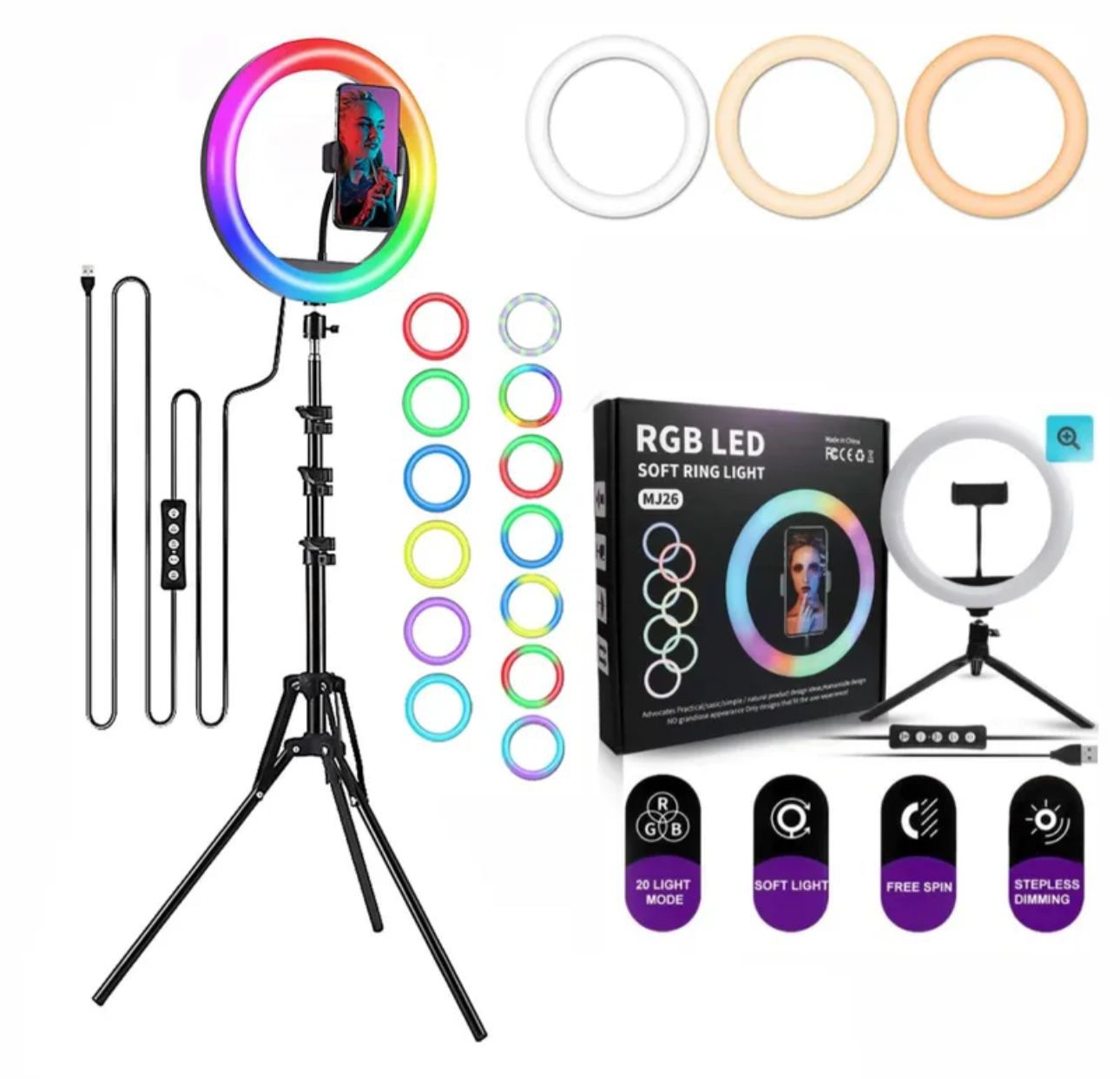ARO DE LUZ RGB
