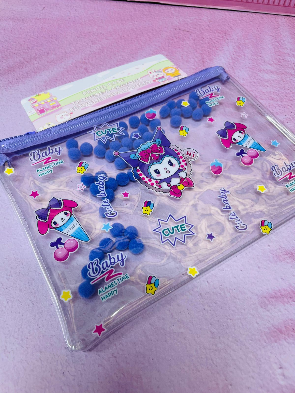 ESTUCHE TRANSPARENTE