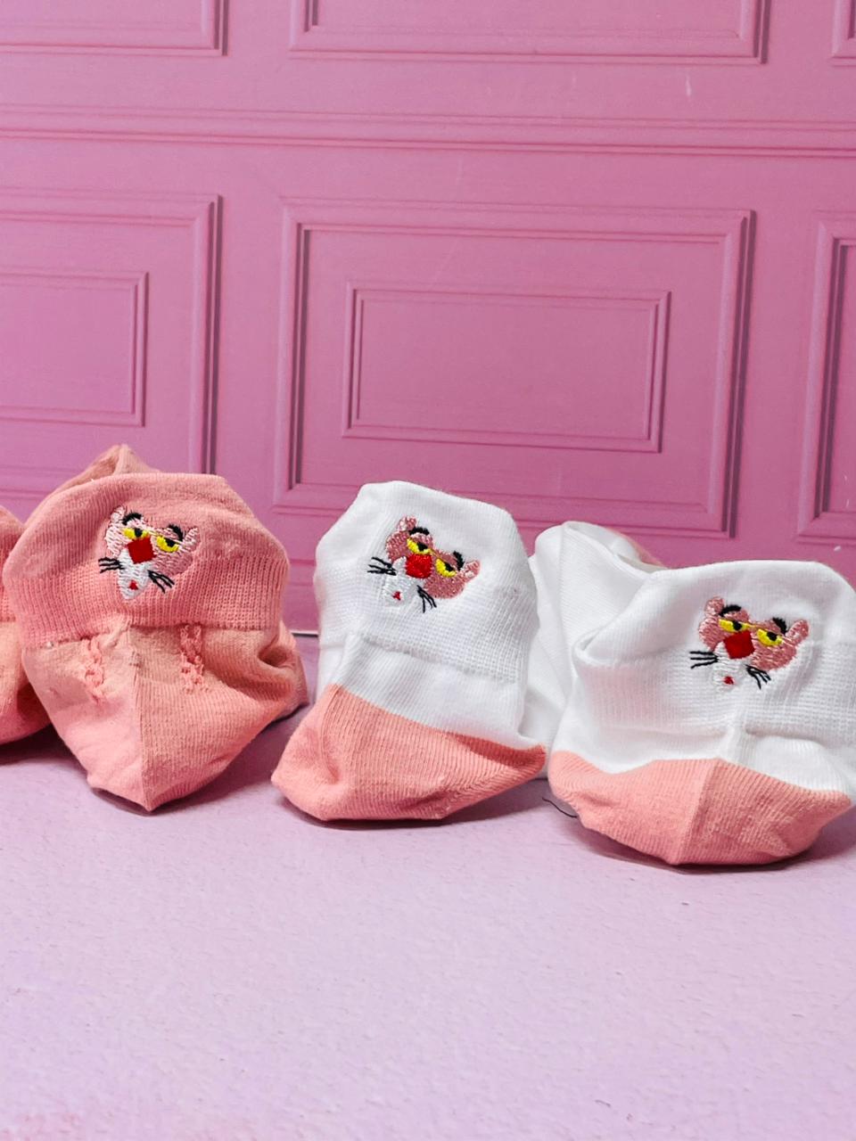 MEDIAS PANTERA ROSA X5