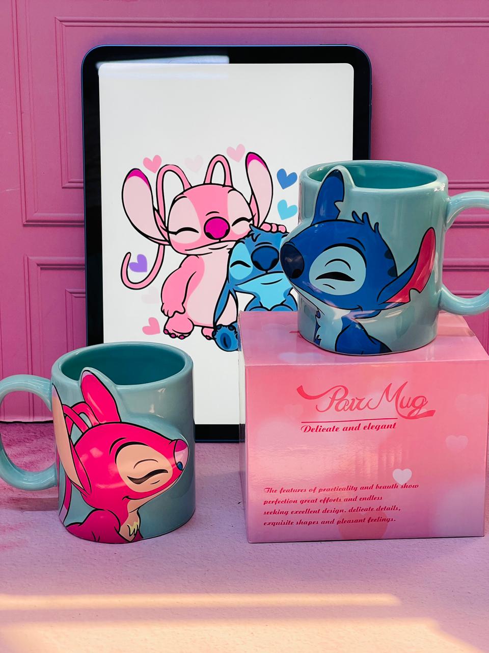 MUG PAREJA STICH
