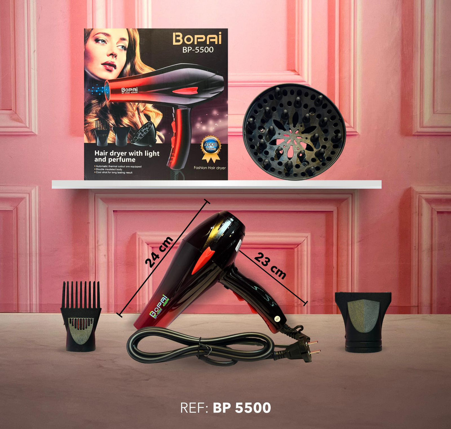SECADOR BOPAI CON DIFUSOR