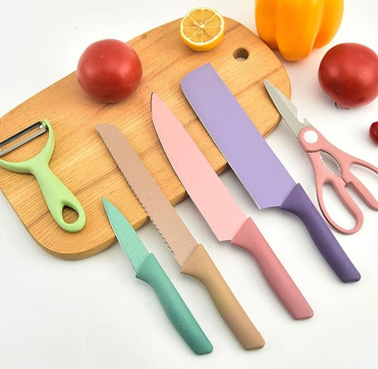 SET CUCHILLOS PASTEL