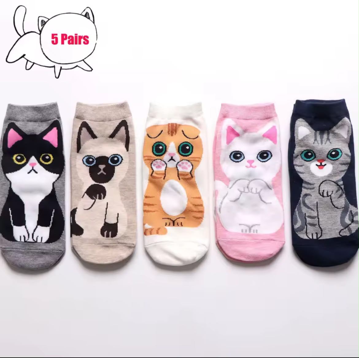 MEDIAS GATO X12