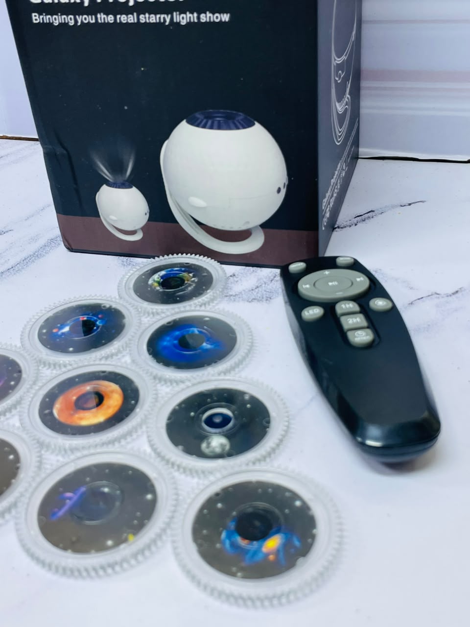 PROYECTOR GALAXIA CON DISCOS