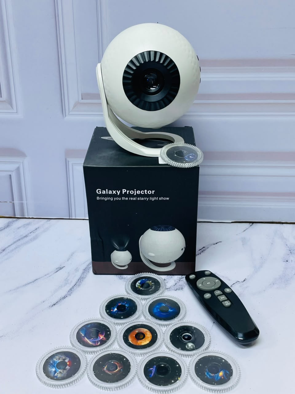PROYECTOR GALAXIA CON DISCOS