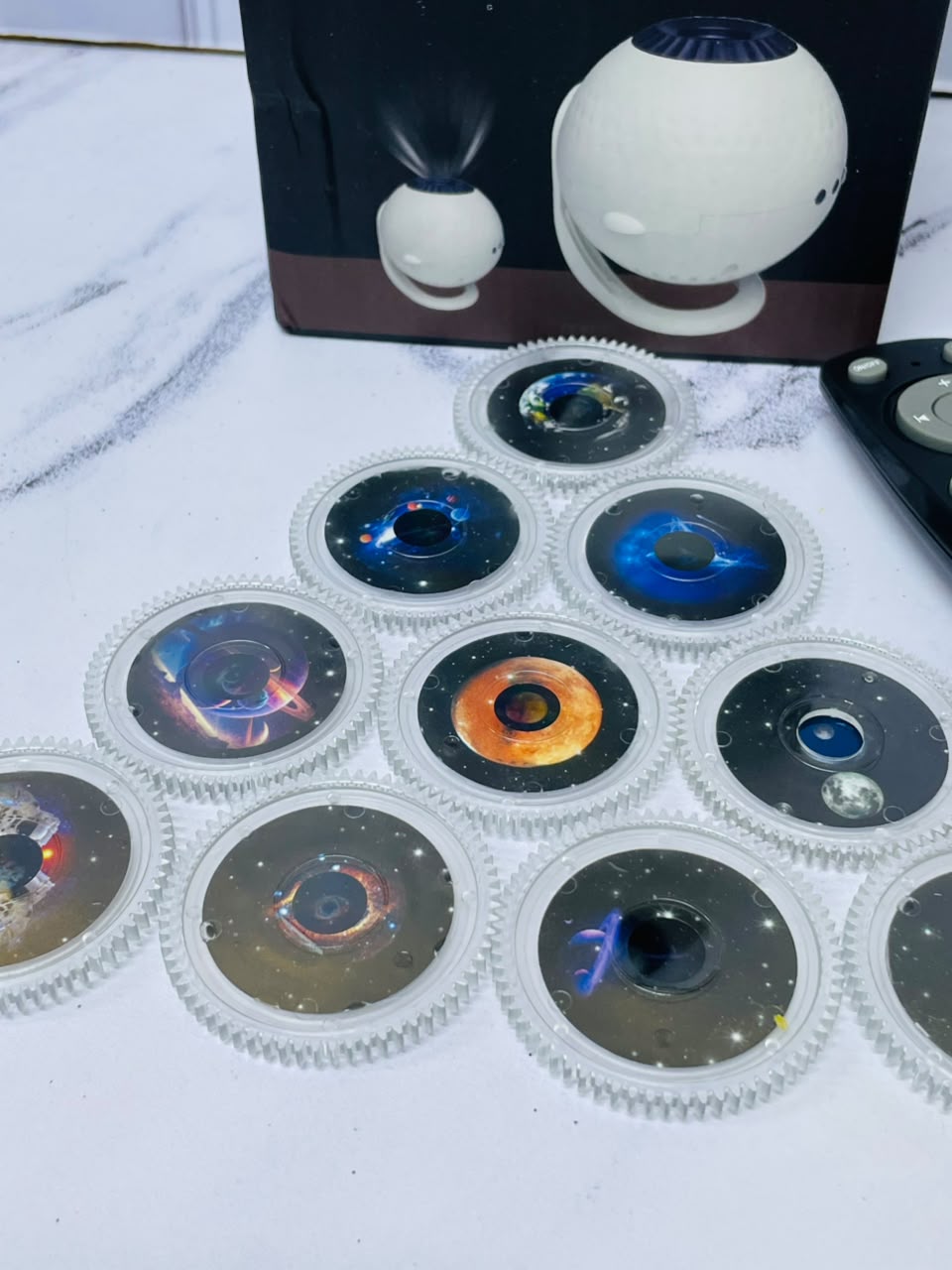 PROYECTOR GALAXIA CON DISCOS