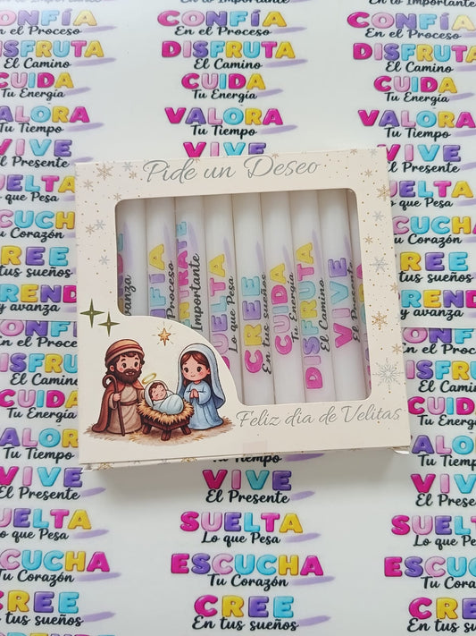 CAJA VELAS X10
