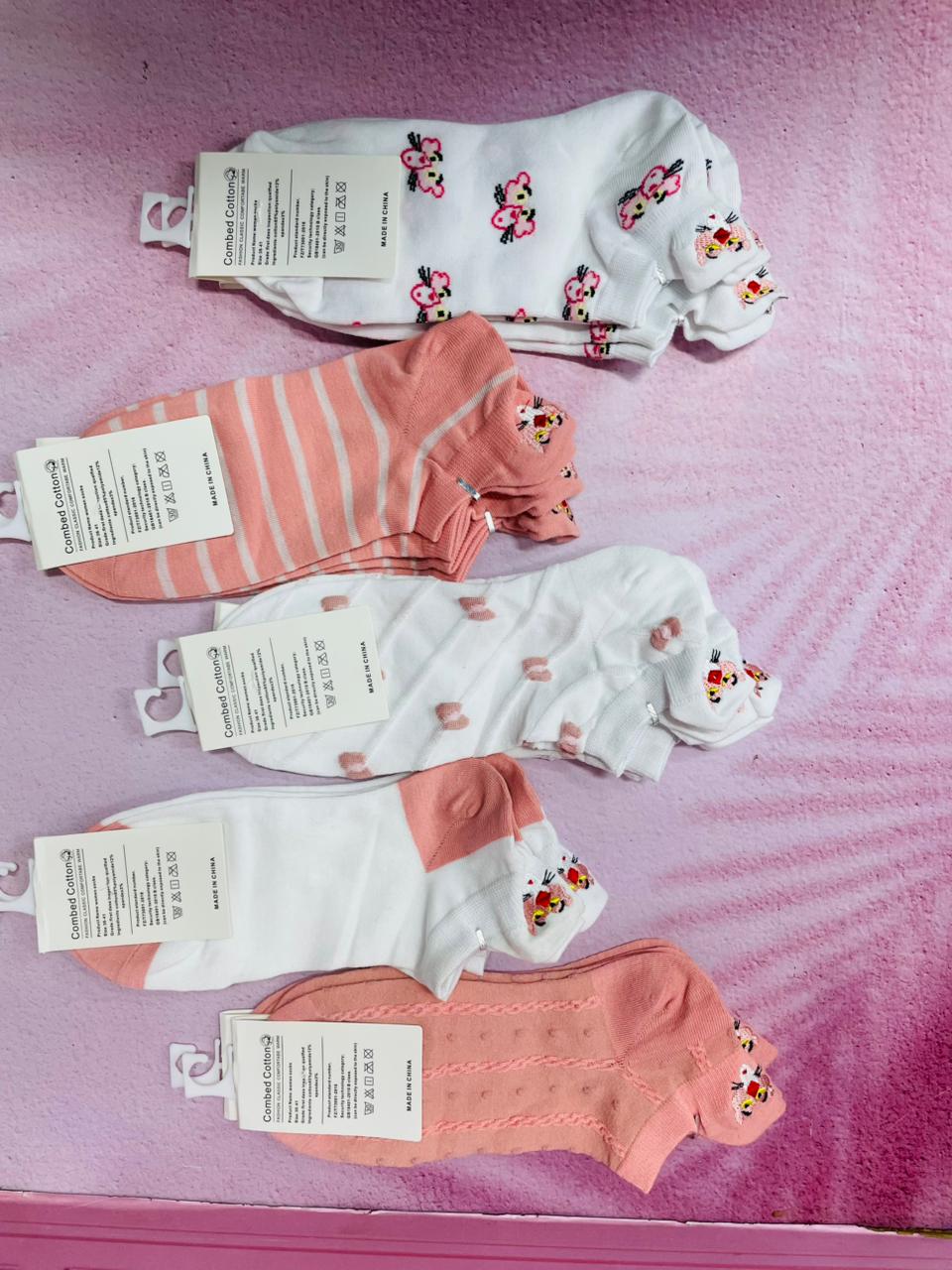 MEDIAS PANTERA ROSA X5